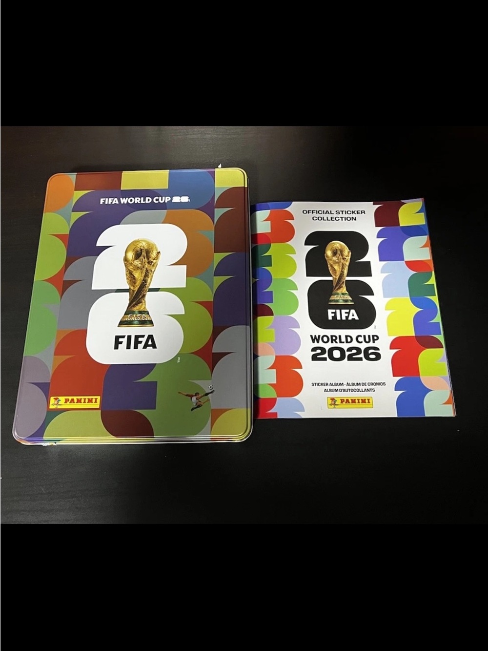 2026 Panini FIFA World Cup Collectors Empty Tin W/ Soft Cover Album No Stickers